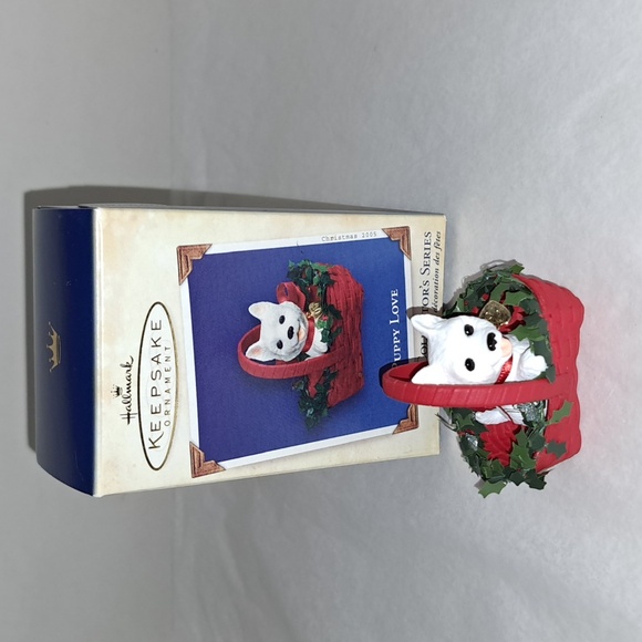 HALLMARK WESTIE PUPPY LOVE 2005 Ornament in box - Picture 1 of 3